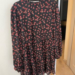 Perfect winter dress with knee high boots!